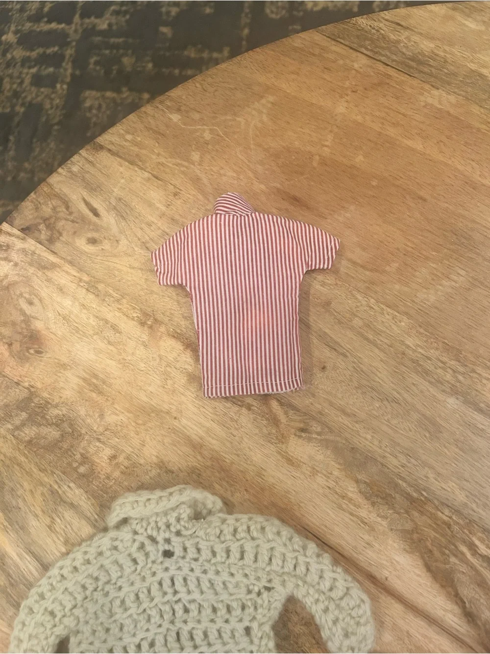 Vintage Handmade Doll Clothes Lot Crochet Knit Dresses